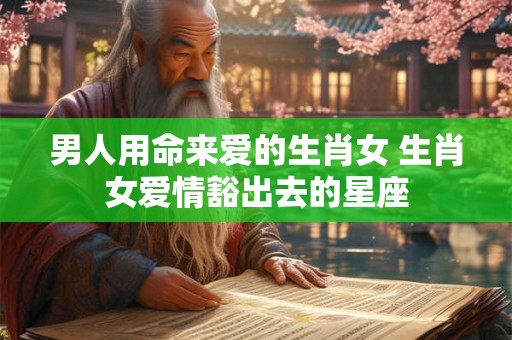男人用命来爱的生肖女 生肖女爱情豁出去的星座