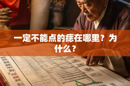 一定不能点的痣在哪里？为什么？