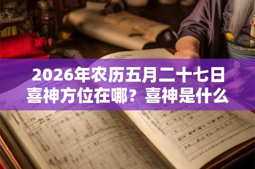 2026年农历五月二十七日喜神方位在哪？喜神是什么？