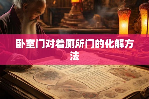 卧室门对着厕所门的化解方法