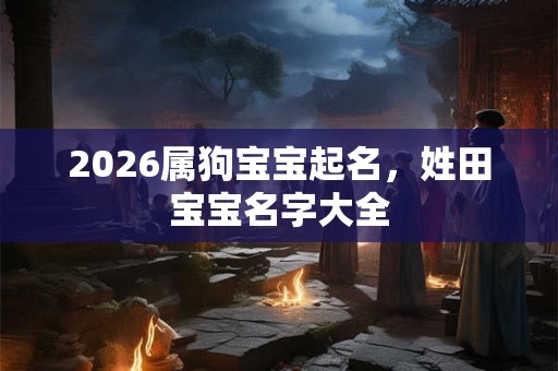 2026属狗宝宝起名,姓田宝宝名字大全 2026属狗宝宝起名,姓田宝宝名字大全