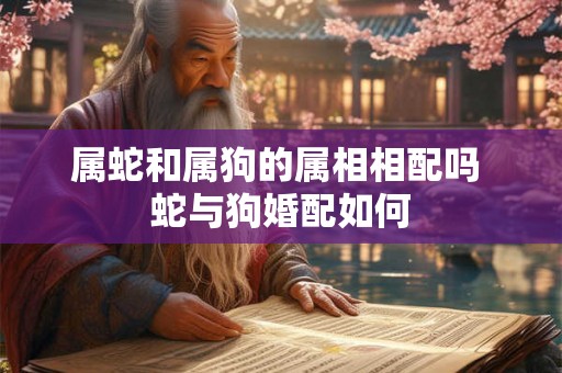 属蛇和属狗的属相相配吗 蛇与狗婚配如何