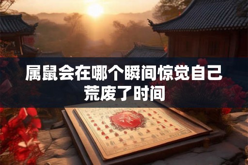 属鼠会在哪个瞬间惊觉自己荒废了时间