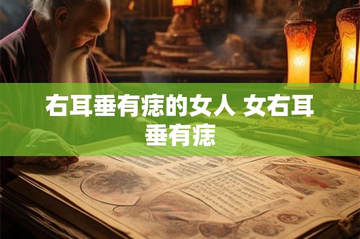 右耳垂有痣的女人 女右耳垂有痣 右耳垂有痣的女人 女右耳垂有痣