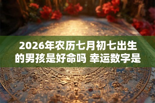 2026年农历七月初七出生的男孩是好命吗 幸运数字是什么