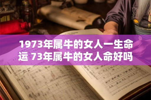 1973年属牛的女人一生命运 73年属牛的女人命好吗