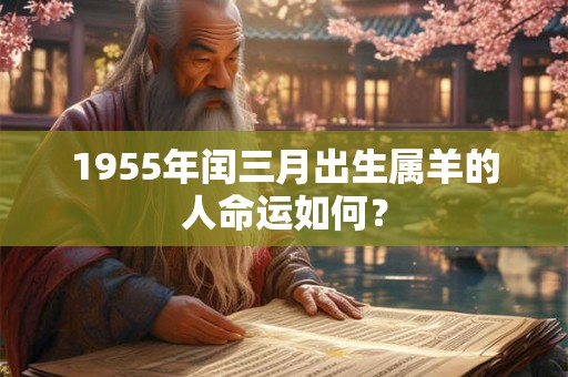 1955年闰三月出生属羊的人命运如何？