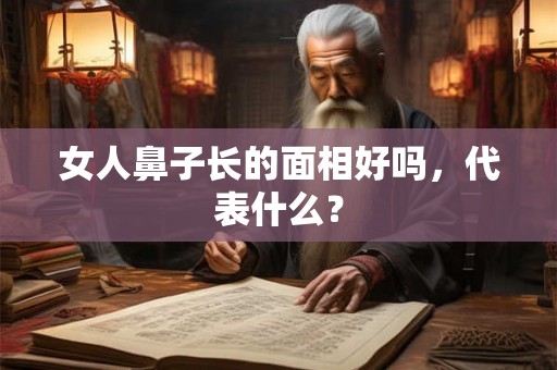 女人鼻子长的面相好吗，代表什么？