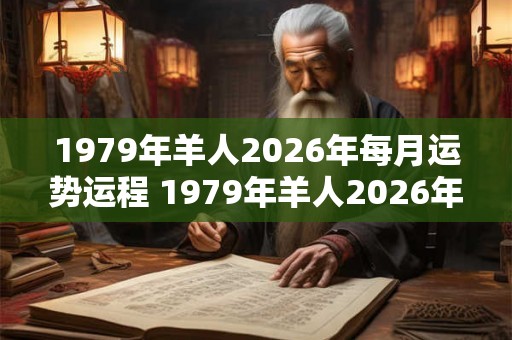 1979年羊人2026年每月运势运程 1979年羊人2026年每月运势如何