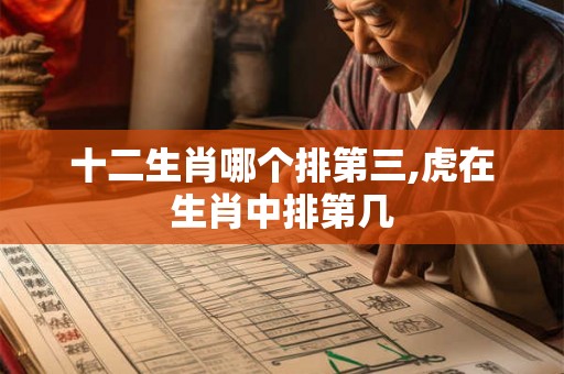 十二生肖哪个排第三,虎在生肖中排第几