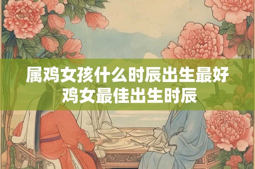 属鸡女孩什么时辰出生最好 鸡女最佳出生时辰