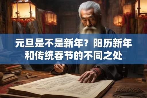 元旦是不是新年？阳历新年和传统春节的不同之处