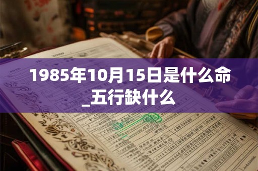 1985年10月15日是什么命_五行缺什么 1985年10月15日是什么命_五行缺什么