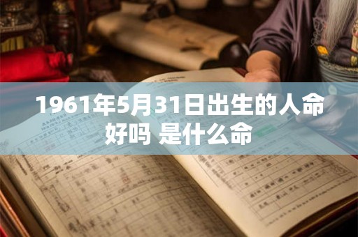 1961年5月31日出生的人命好吗 是什么命