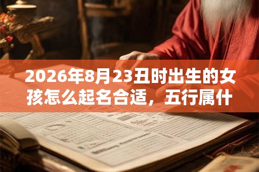 2026年8月23丑时出生的女孩怎么起名合适,五行属什么 2026年8月23丑时出生的女孩怎么起名合适,五行属什么