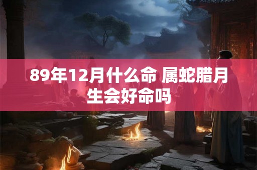 89年12月什么命 属蛇腊月生会好命吗