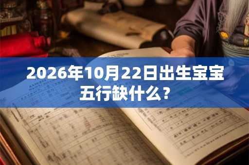 2026年10月22日出生宝宝五行缺什么? 2026年10月22日出生宝宝五行缺什么?