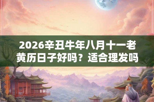 2026辛丑牛年八月十一老黄历日子好吗？适合理发吗？