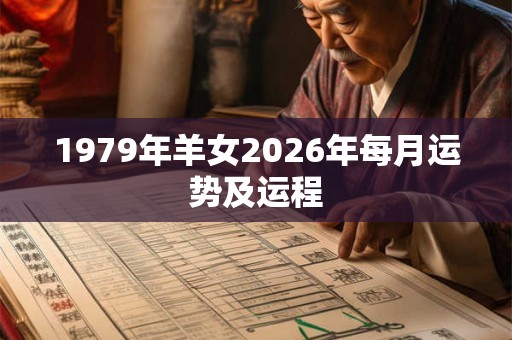 1979年羊女2026年每月运势及运程