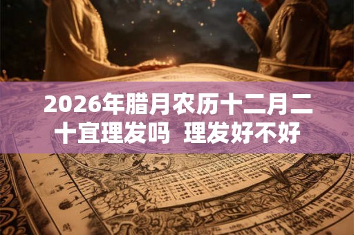2026年腊月农历十二月二十宜理发吗  理发好不好