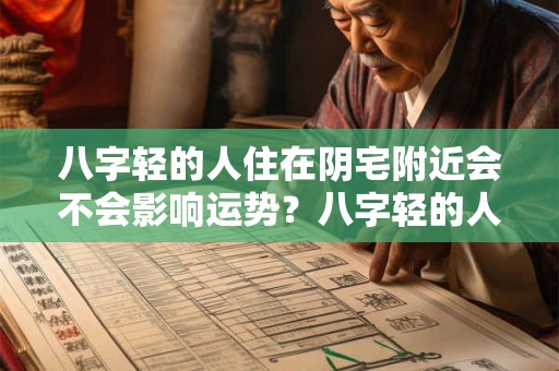 八字轻的人住在阴宅附近会不会影响运势？八字轻的人都有什么特征？