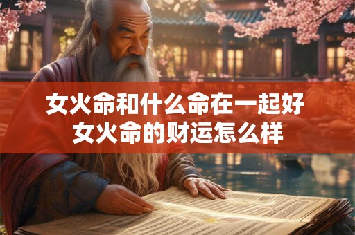 女火命和什么命在一起好 女火命的财运怎么样