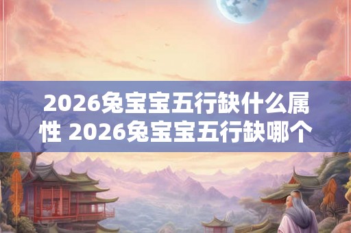 2026兔宝宝五行缺什么属性 2026兔宝宝五行缺哪个属性