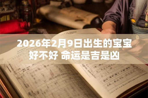 2026年2月9日出生的宝宝好不好 命运是吉是凶