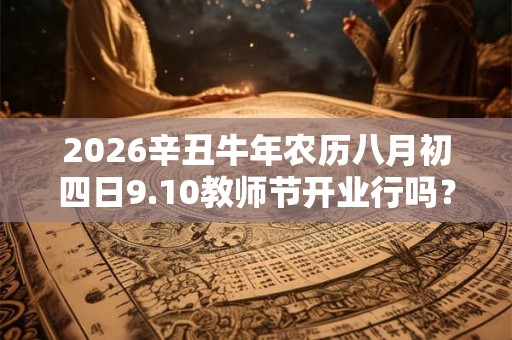 2026辛丑牛年农历八月初四日9.10教师节开业行吗？