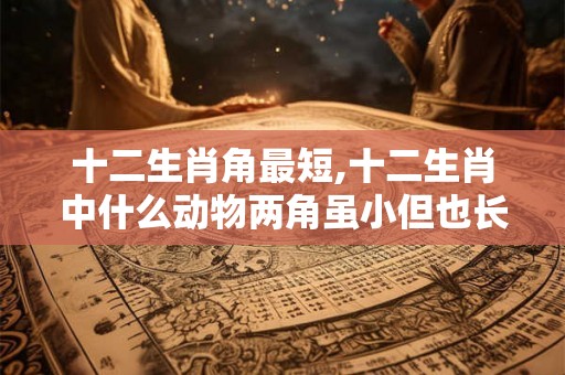 十二生肖角最短,十二生肖中什么动物两角虽小但也长的