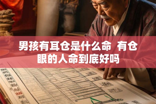 男孩有耳仓是什么命 有仓眼的人命到底好吗 男孩有耳仓是什么命 有仓眼的人命到底好吗