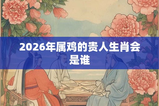 2026年属鸡的贵人生肖会是谁