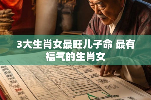 3大生肖女最旺儿子命 最有福气的生肖女 3大生肖女最旺儿子命 最有福气的生肖女