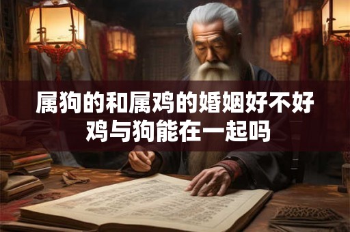 属狗的和属鸡的婚姻好不好 鸡与狗能在一起吗 属狗的和属鸡的婚姻好不好 鸡与狗能在一起吗