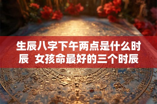 生辰八字下午两点是什么时辰 女孩命最好的三个时辰 生辰八字下午两点是什么时辰 女孩命最好的三个时辰