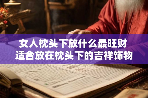 女人枕头下放什么最旺财 适合放在枕头下的吉祥饰物