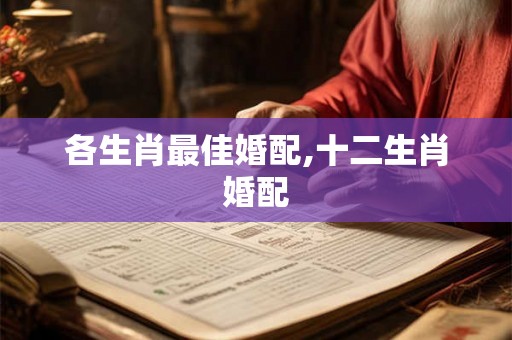 各生肖最佳婚配,十二生肖婚配