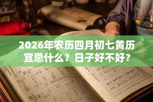 2026年农历四月初七黄历宜忌什么？日子好不好？