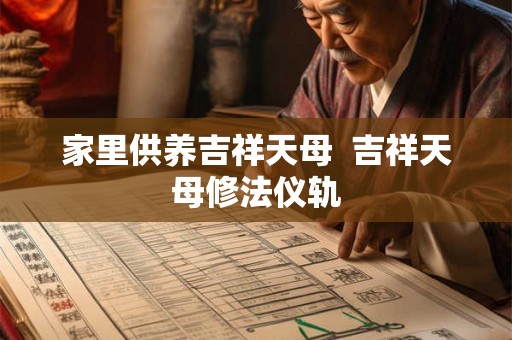 家里供养吉祥天母 吉祥天母修法仪轨 家里供养吉祥天母 吉祥天母修法仪轨