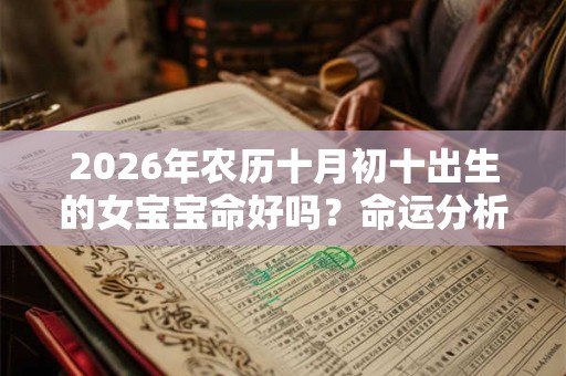 2026年农历十月初十出生的女宝宝命好吗?命运分析 2026年农历十月初十出生的女宝宝命好吗?命运分析