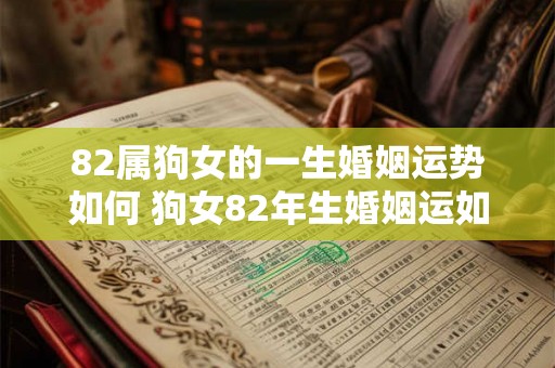82属狗女的一生婚姻运势如何 狗女82年生婚姻运如何