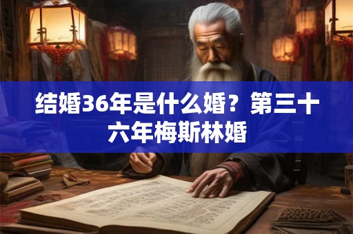 结婚36年是什么婚?第三十六年梅斯林婚 结婚36年是什么婚?第三十六年梅斯林婚