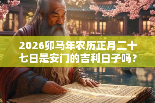 2026卯马年农历正月二十七日是安门的吉利日子吗? 2026卯马年农历正月二十七日是安门的吉利日子吗?