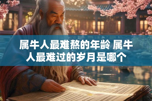 属牛人最难熬的年龄 属牛人最难过的岁月是哪个