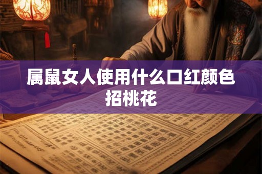 属鼠女人使用什么口红颜色招桃花