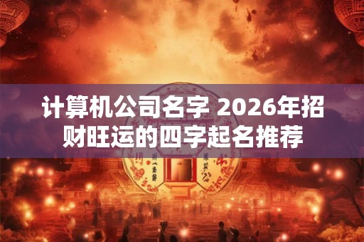 计算机公司名字 2026年招财旺运的四字起名推荐