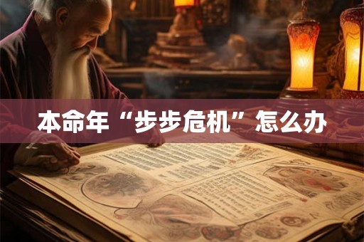 本命年“步步危机”怎么办