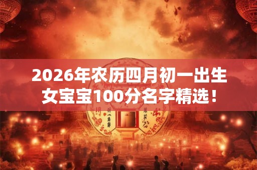 2026年农历四月初一出生女宝宝100分名字精选！