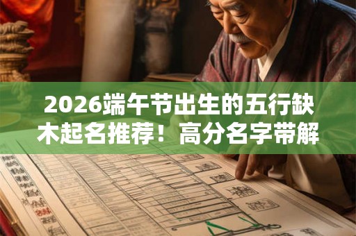 2026端午节出生的五行缺木起名推荐!高分名字带解释 2026端午节出生的五行缺木起名推荐!高分名字带解释