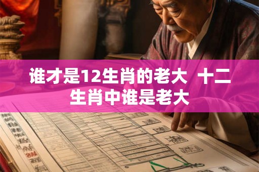 谁才是12生肖的老大  十二生肖中谁是老大